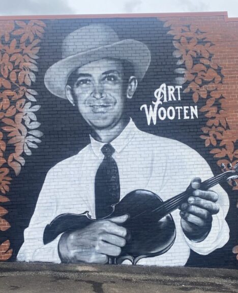 mural of Art Wooten